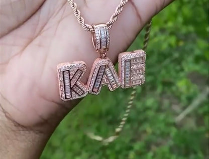 Glitz & Name Necklace