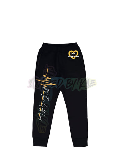 Thin Gold Line Sweat Suit