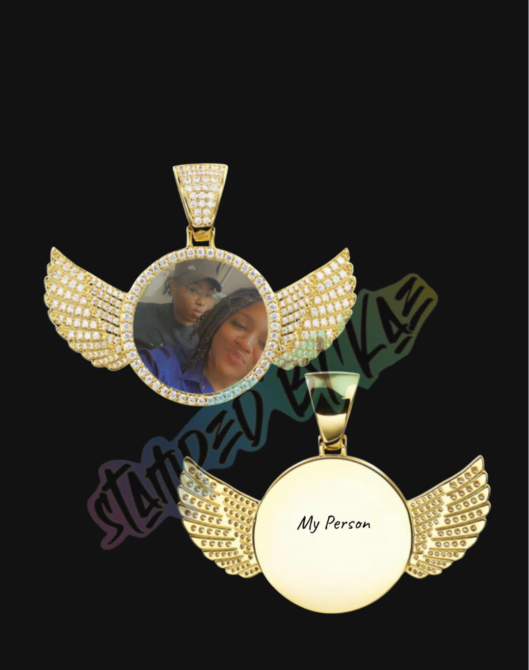 Photo Pendant w/ Wings